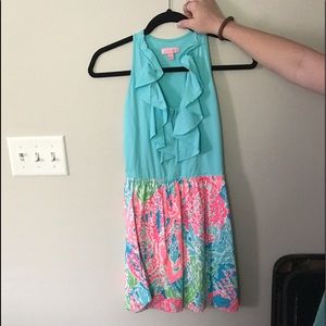 Lilly Pulitzer Let's Cha Cha Danita Ruffle Dress