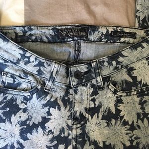 Guess floral pants size 29