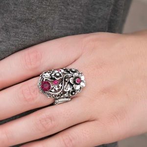 Pink ring- toss the bouquet