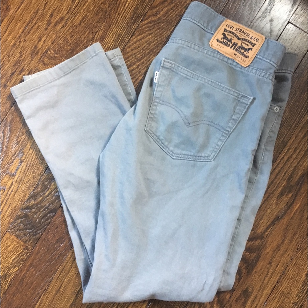 Levi's 511 grey slim fit 31x34