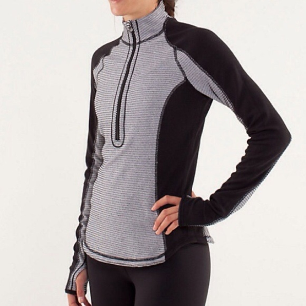 lululemon "run U-turn" reversible pullover size 6