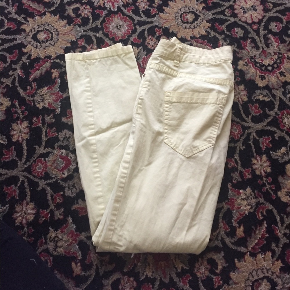 H&M L.O.G.G yellow Capris