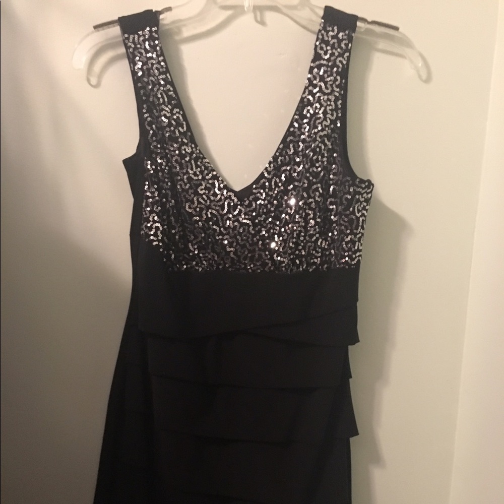 Black and sequins dress