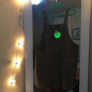 Daisy Street Utility pini dress