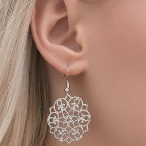 Silver Earrings- Garden Glam