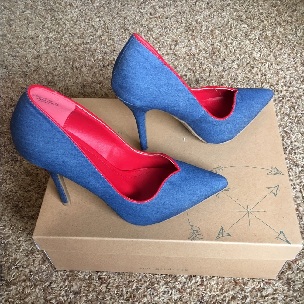 Jean heels