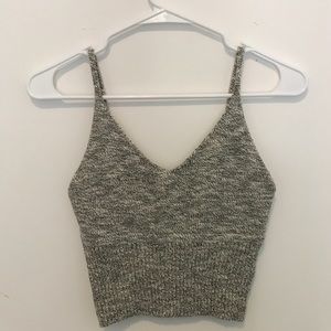 Knitted crop top