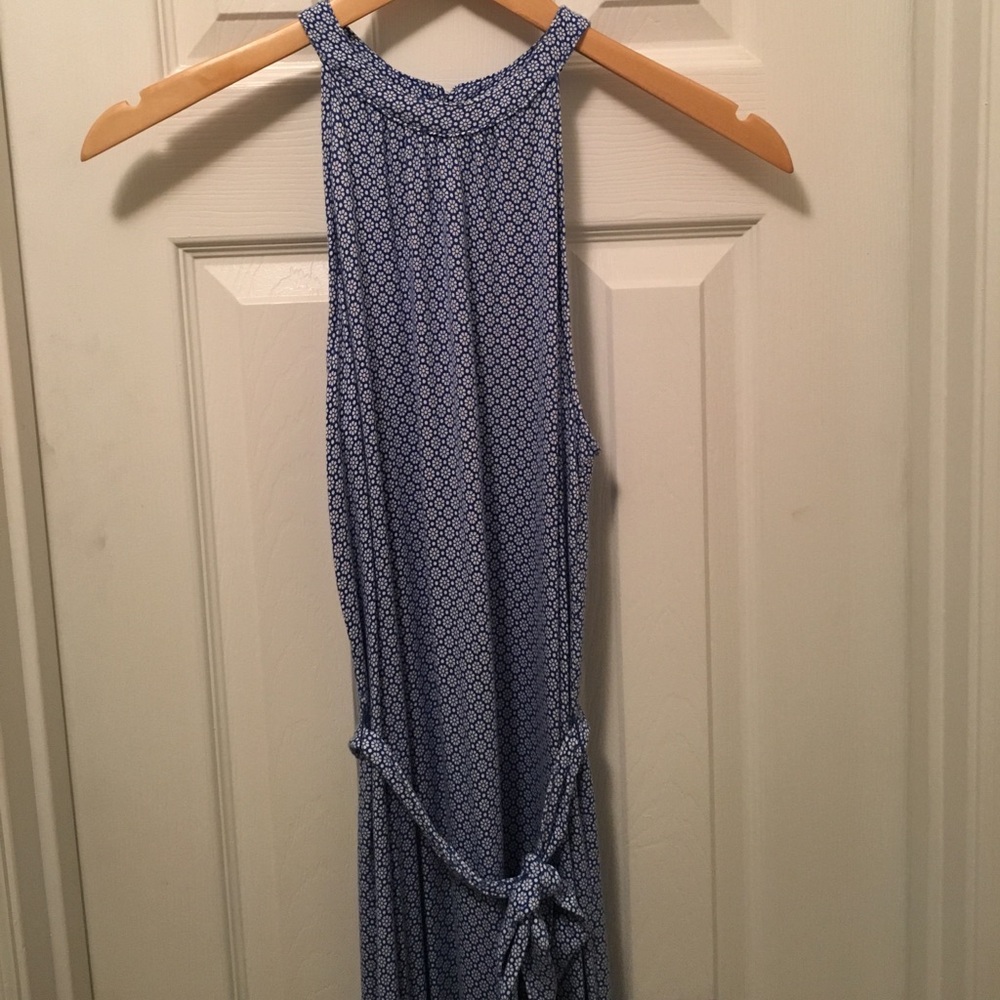 SLEEVELESS BLUE MAXI DRESS!!