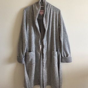 🐰 VS Long grey plush bathrobe