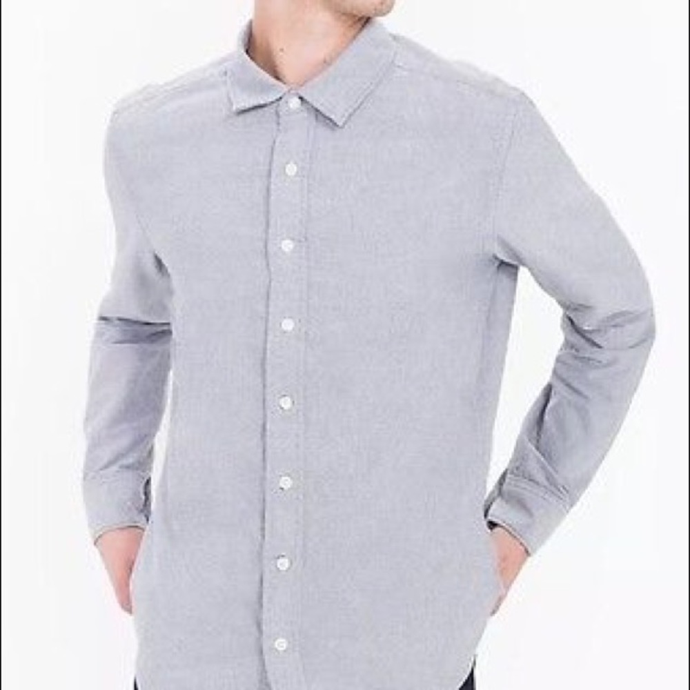 🗞 American Apparel Stone Wash Slim Fit Oxford 📓