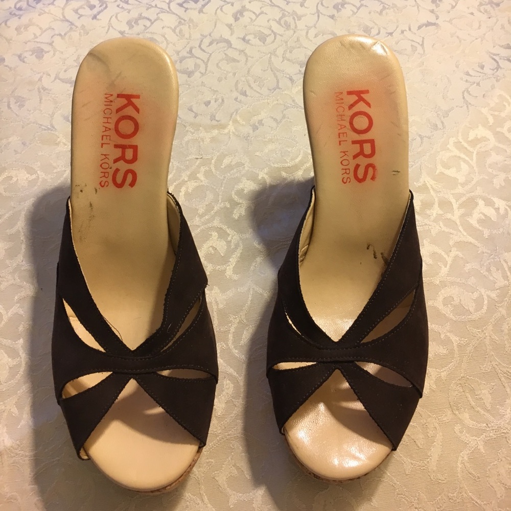 Michael Kors Wedges -dark brown