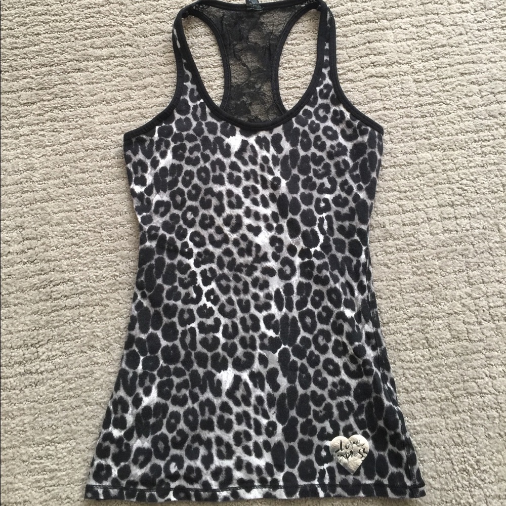 Love Express Leopard Tank Top Size XS
