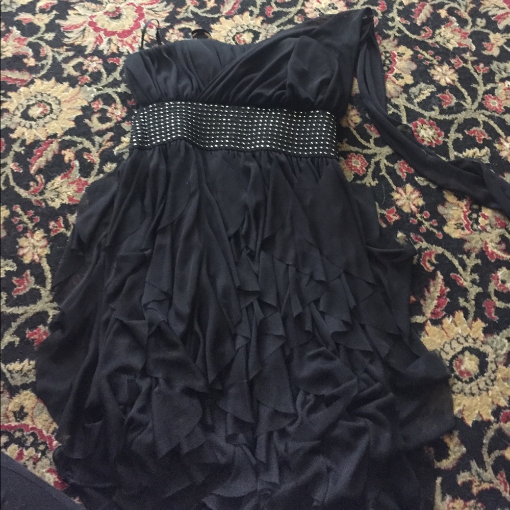 Black high school dance dress