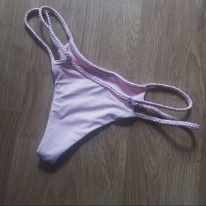 Frankie's Bikinis Cheeky Braided Swim Bottoms