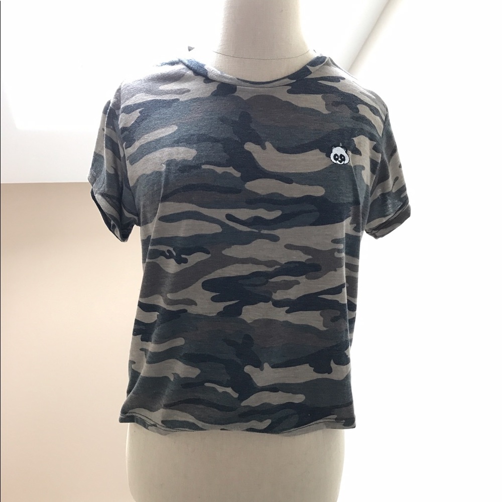Camo short sleeve tee