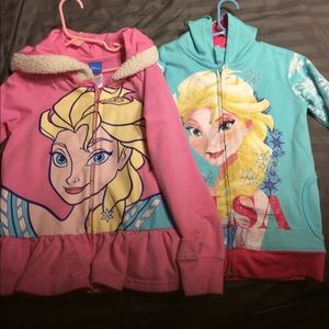 Two Elsa hoodies!