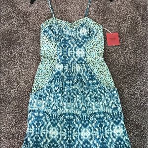 Multicolor spaghetti strap dress