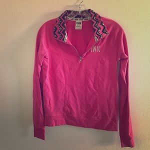 PINK Victoria's Secret Pullover w/ zip