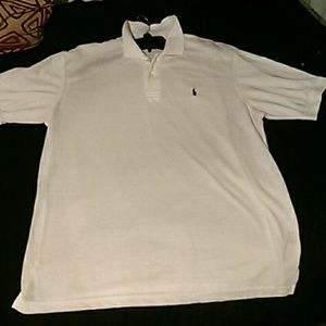 Mens White Polo by Ralph Lauren
