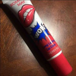 Peel off lip stain in Cherry Red