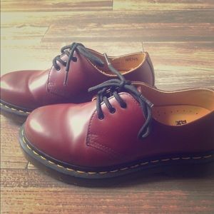 Cherry Red Dr. Martens 1461's 4 US, 3 UK, 36 EU