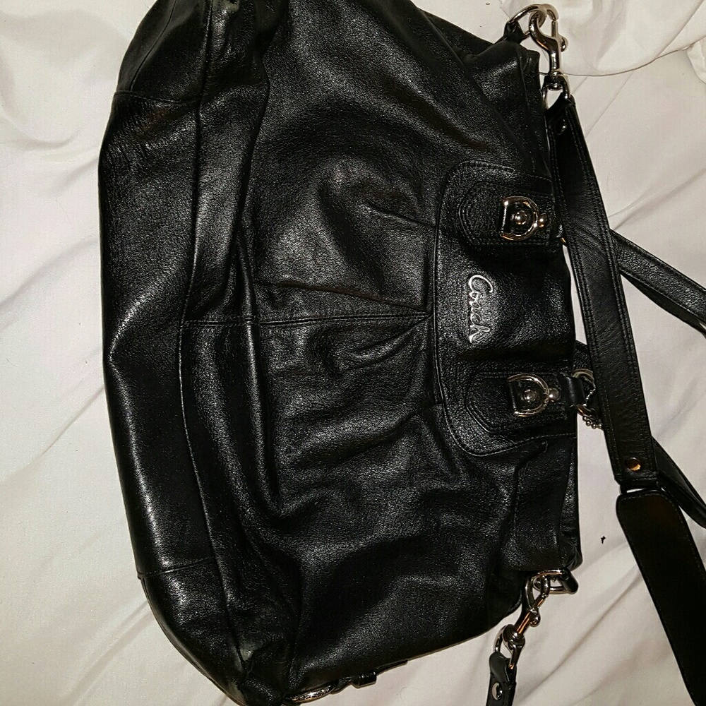 Black coach bag