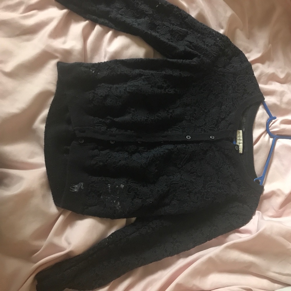 Abercrombie and Fitch Lace Cardigan size: S