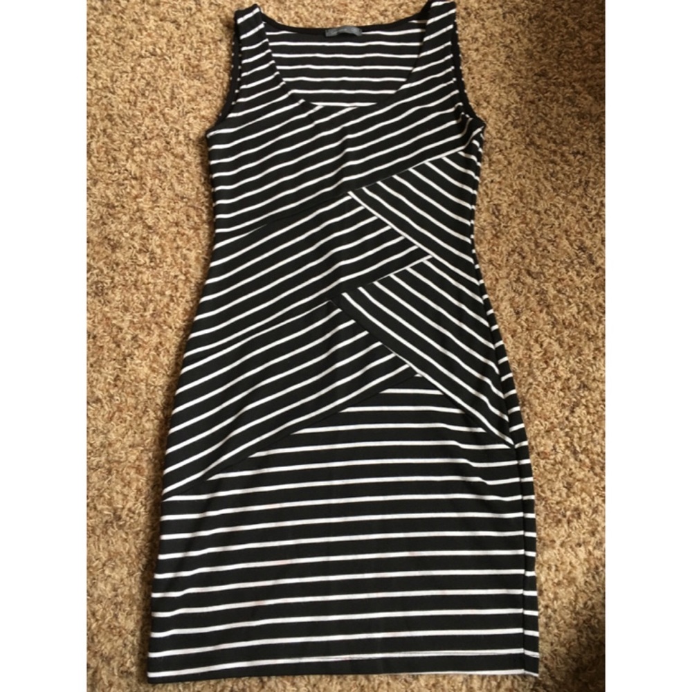 Black and white dress