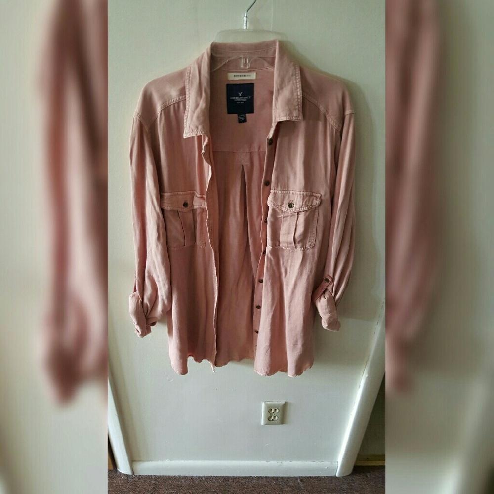 American Eagle Boyfriend Button Down