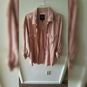 American Eagle Boyfriend Button Down