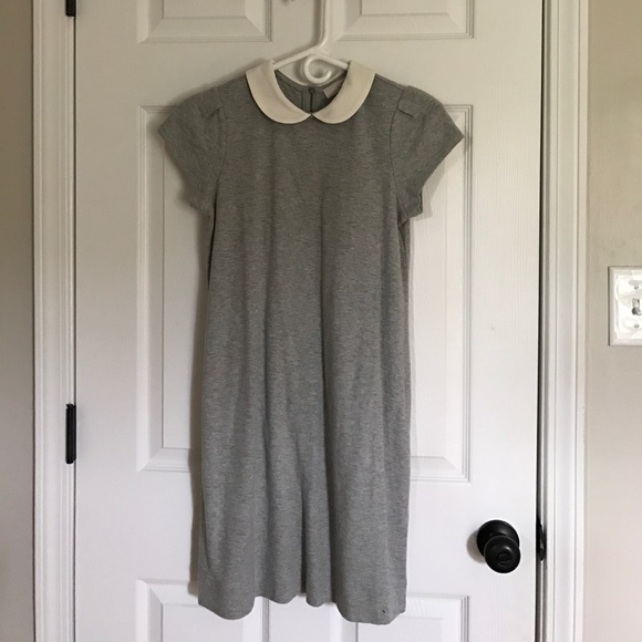 Gray LOFT dress with collar - Picture 1 of 2