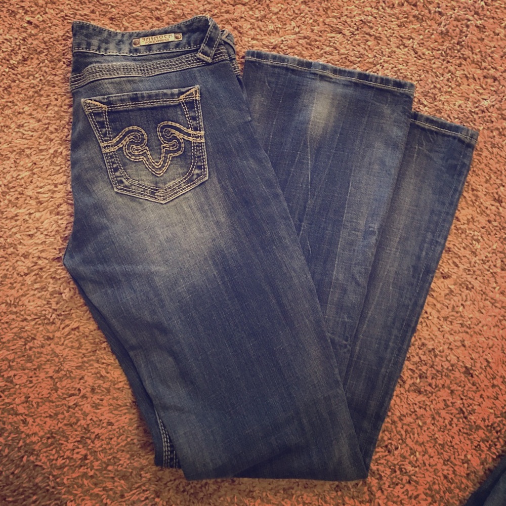 Express boot cut jeans