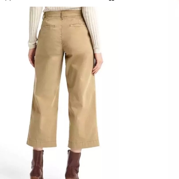 Gap Wide Leg Crop Kamm Pants Dupe - Picture 2 of 2