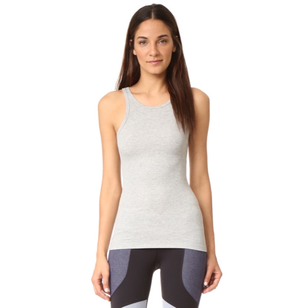 🆕 SPLITS59 Grey Nico Racerback Ribbed Tank