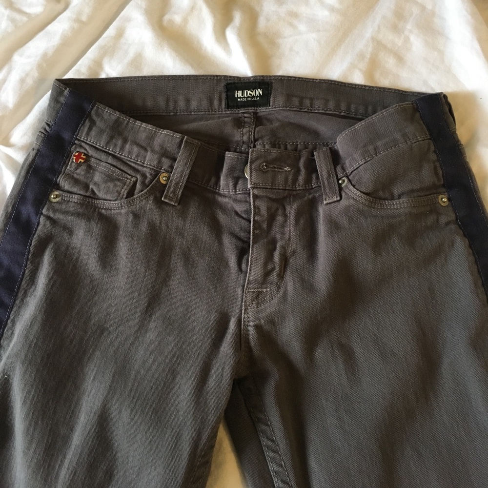 Hudson LouLou skinny tuxedo ankle pants