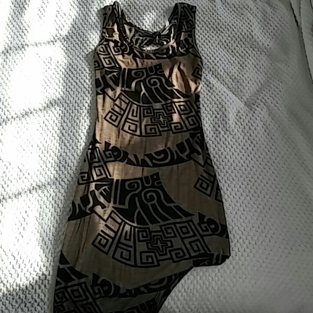 Aztec print dress