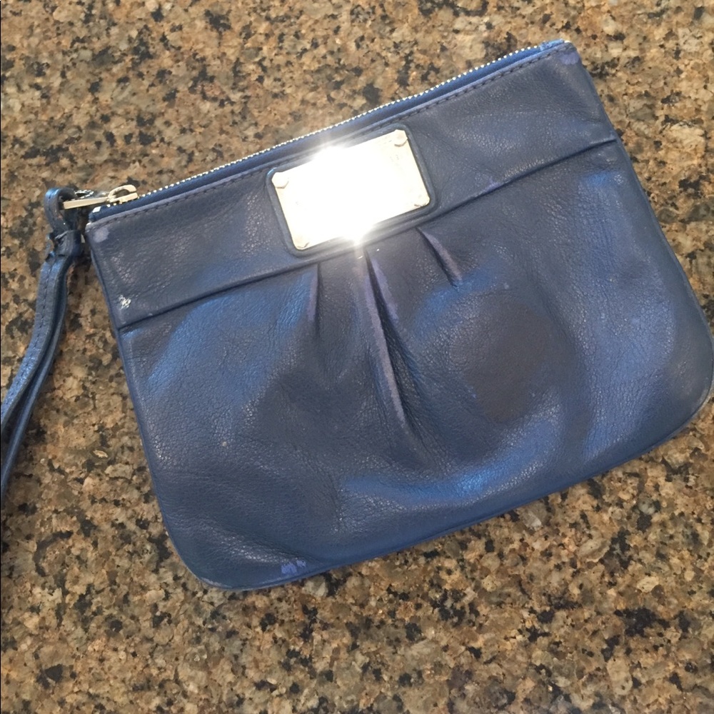 Marc by Marc Jacobs Blue Leather Clutch