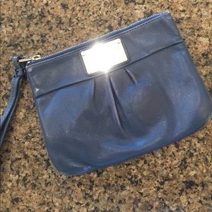 Marc by Marc Jacobs Blue Leather Clutch