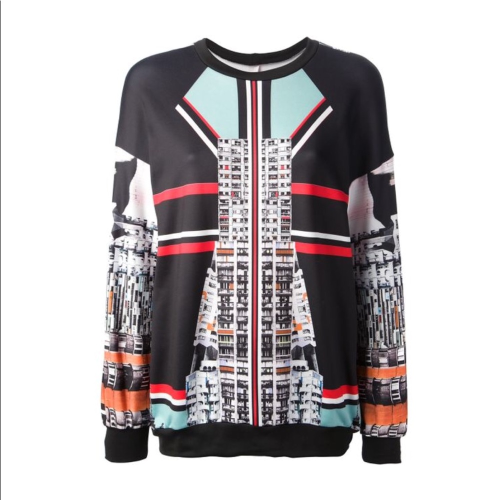 CLOVER CANYON Skyscrapers Printed Top