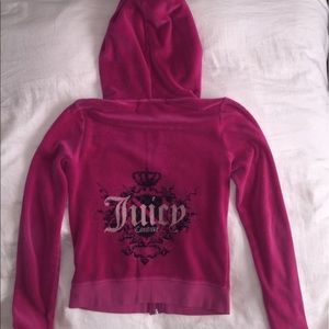 Juicy Couture velour jacket with bling