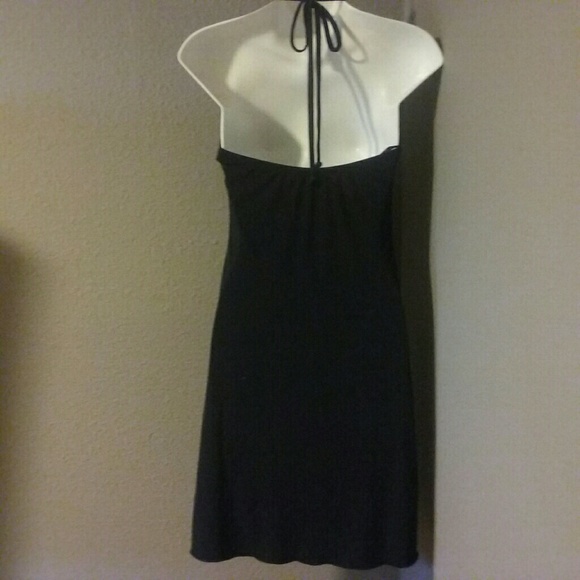 EUC BCC jeweled halter dress floral XS - Picture 3 of 4