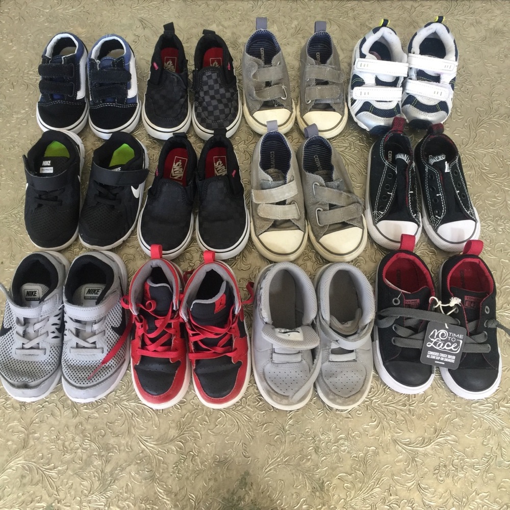 Vans, Nike, Jordan's, Stride Rite, Converse