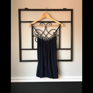 Navy beaded top from Forever 21