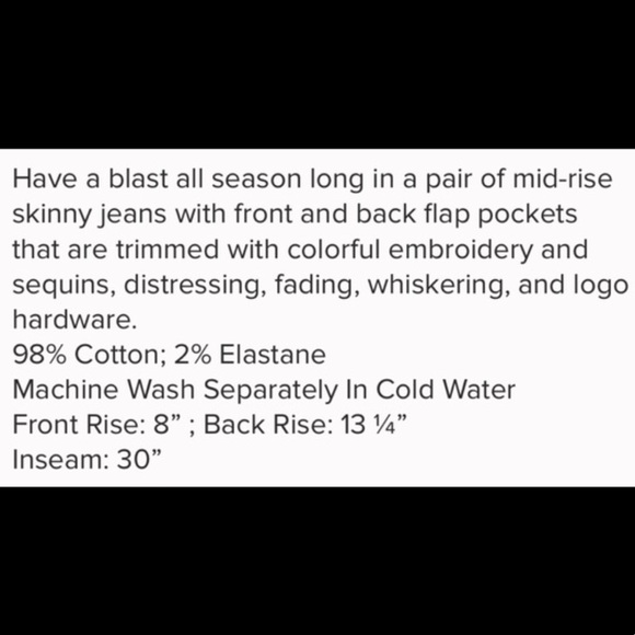 Festival Ready Miss Me Skinnies - Picture 4 of 4