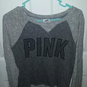 Victorias secret pink small long sleeved shirt.