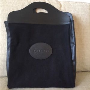 Vintage Black Gucci Tote from Italy