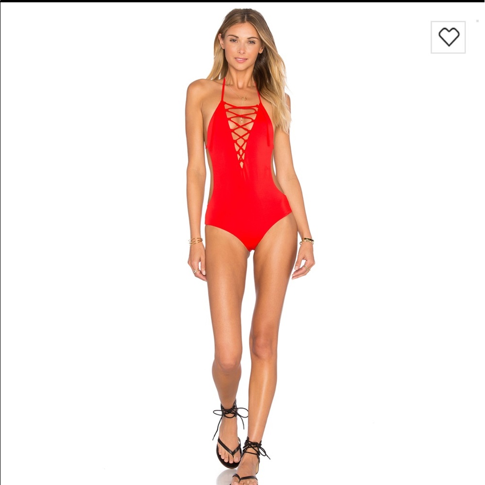 Elle Jay lace up one piece