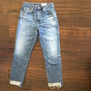 AG Jeans Phoebe Fit Step Hem in 15 Years Aerial 27