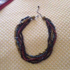 5 strand beaded necklace