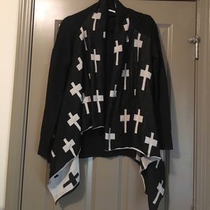 Cross cardigan